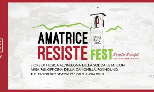 11 dicembre, Amatrice resiste fest alle Officine Corsare Torino
